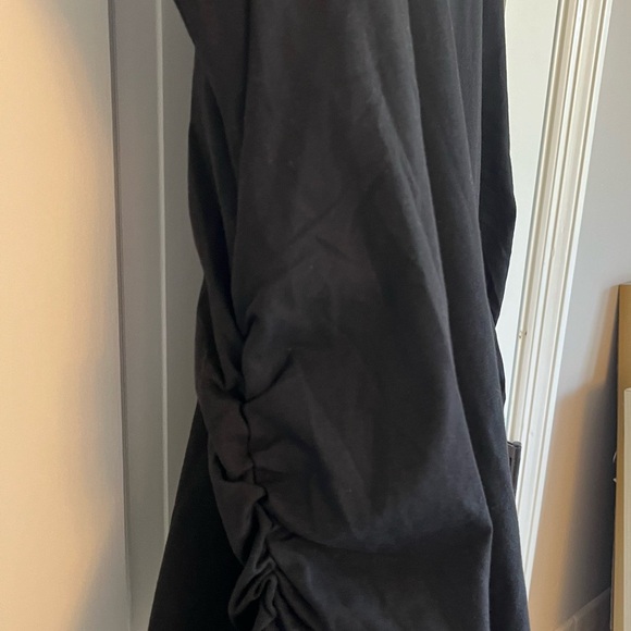 NEW Maternity Size 3X Women's Black Sleeveless Tank Top with Side Rouch Oh Mama! - Picture 4 of 6